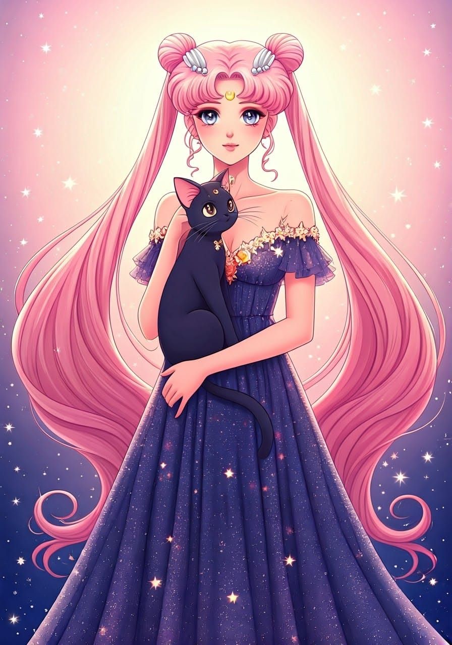  Sailor Moon - starshining catlover  by @Jane Jay