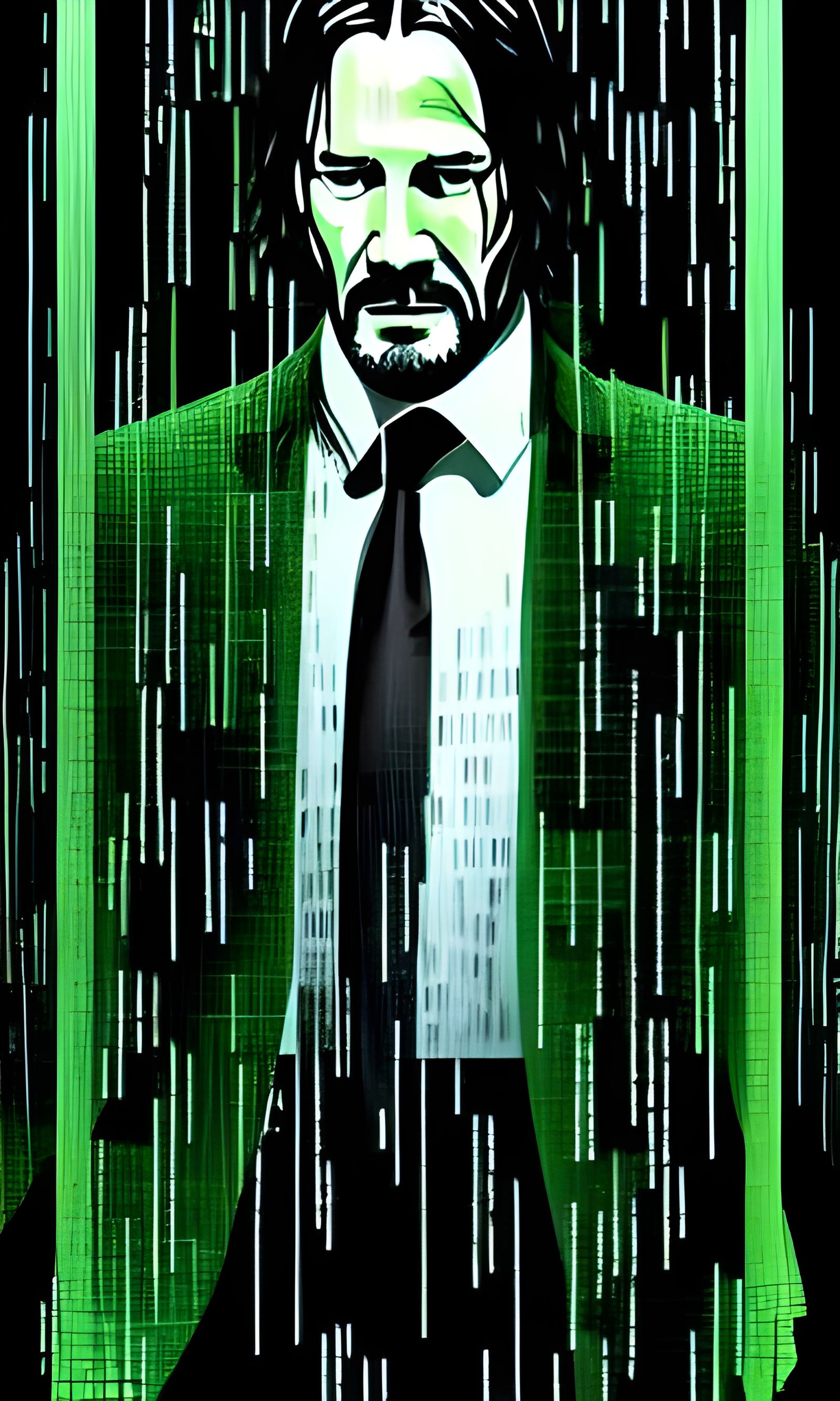 John Wick enters The Matrix....