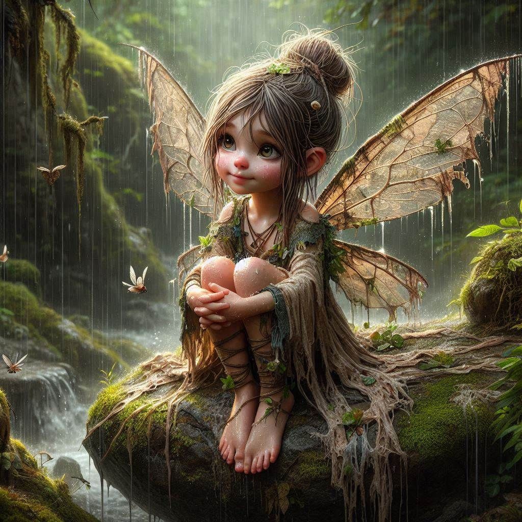 Fairy in the Rain