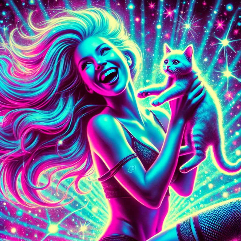 Whisker Whirl: Aerochrome Bliss