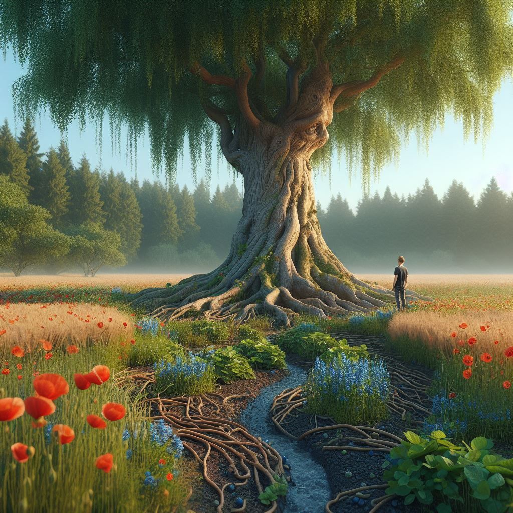 The beautiful summer