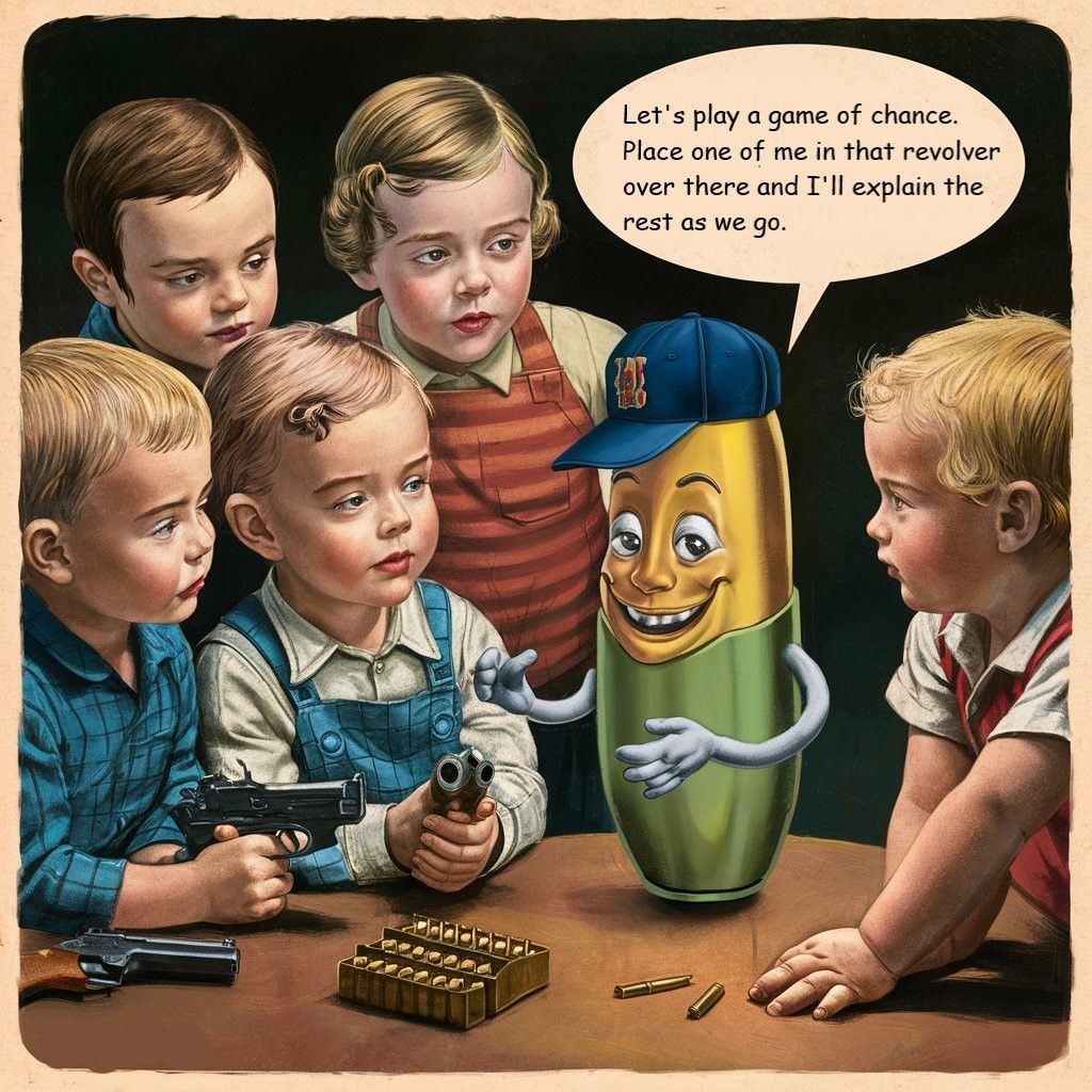 Willie the Bullet always thinks up the best games!