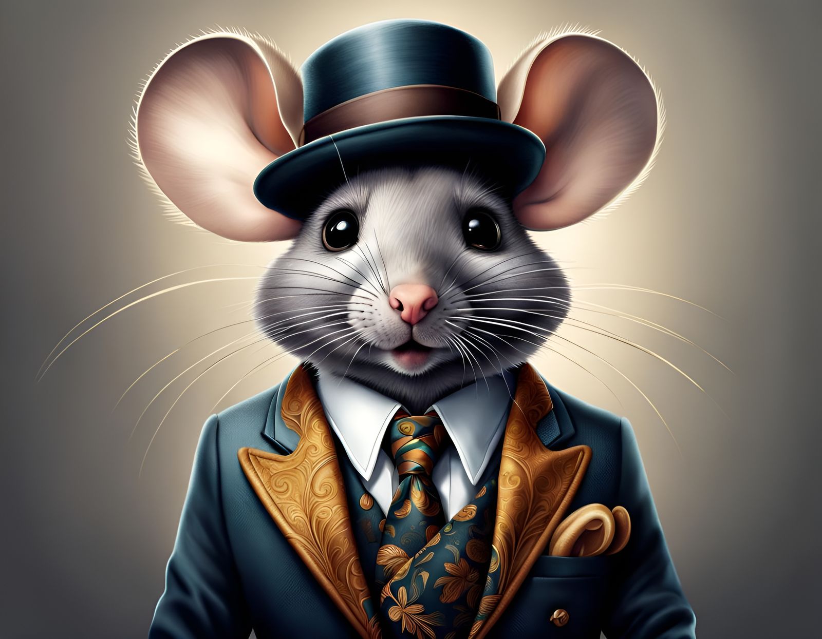 Dapper Mouse - AI Generated Artwork - NightCafe Creator