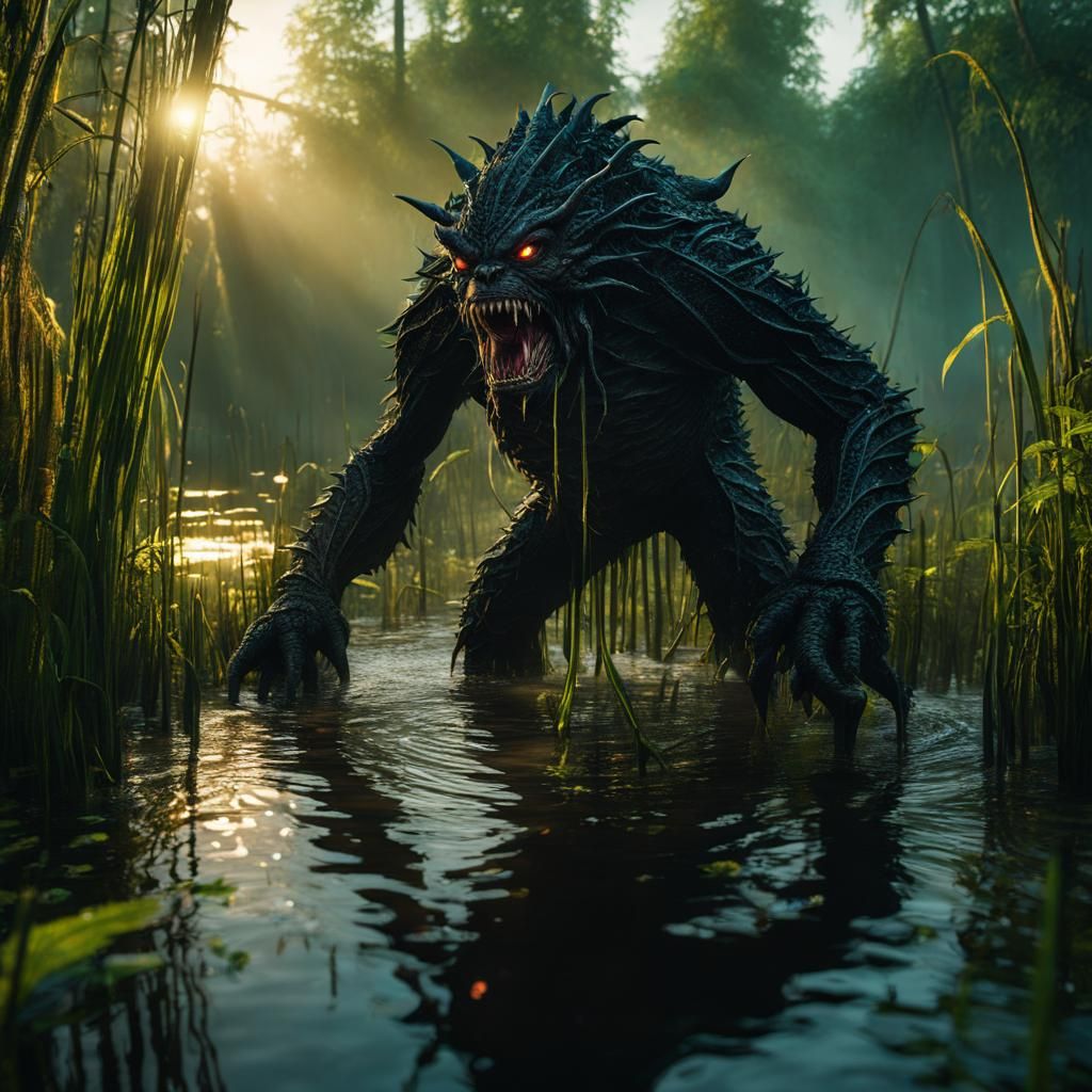 DEEP SWAMP MONSTER - AI Generated Artwork - NightCafe Creator