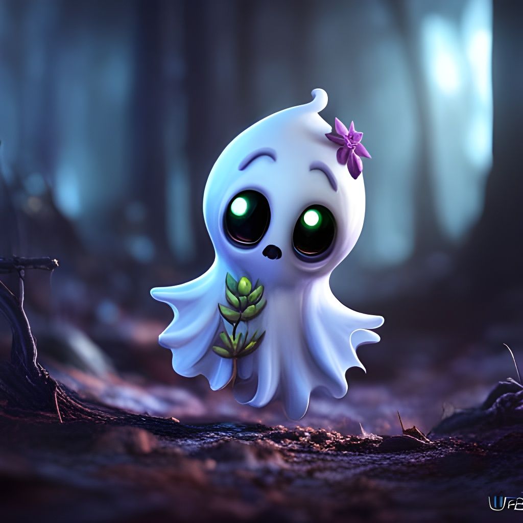  Ghost cutie  by @Raven