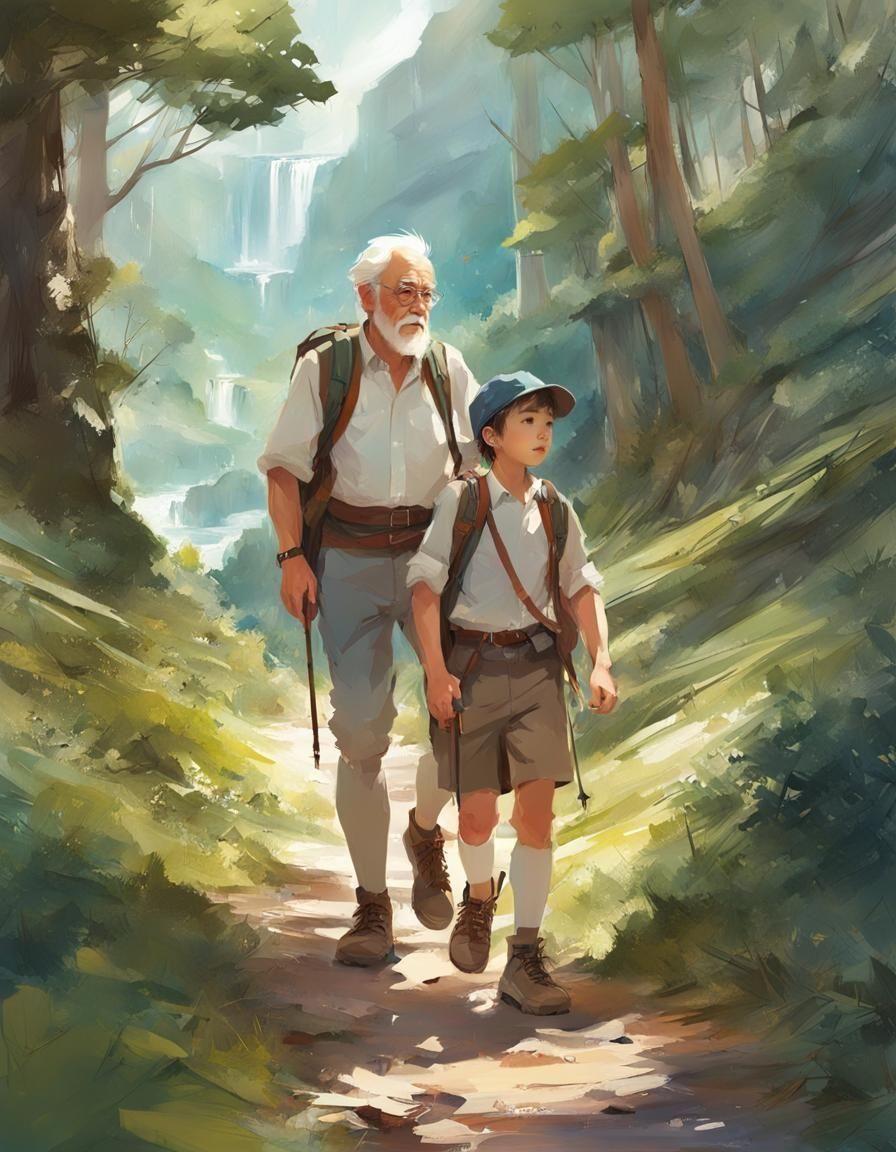 Gone hiking   by @1cheesepuff