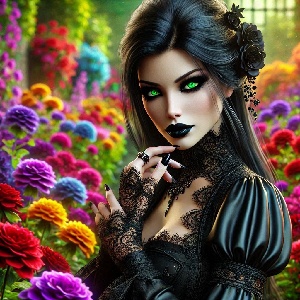 In A Colorful Garden