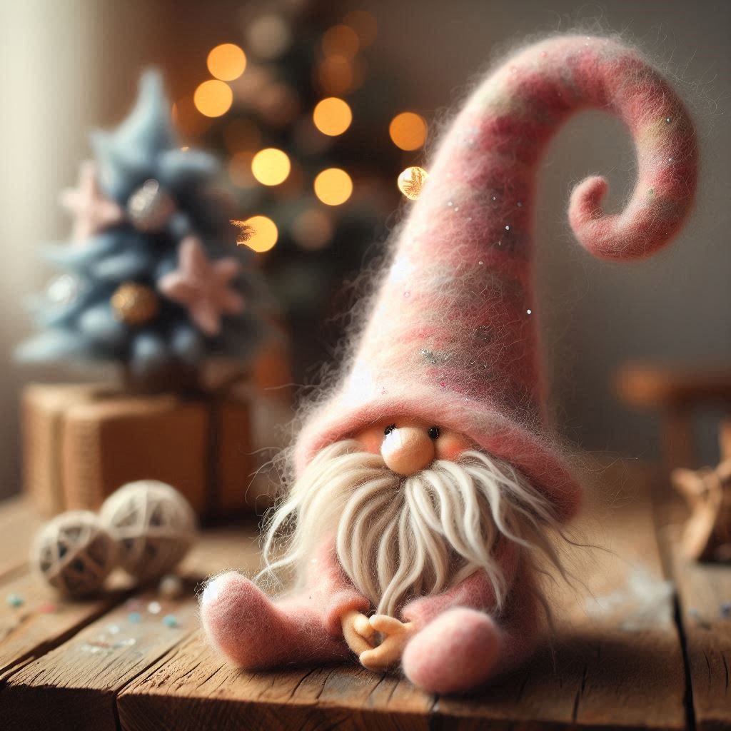 Felted lonely freind