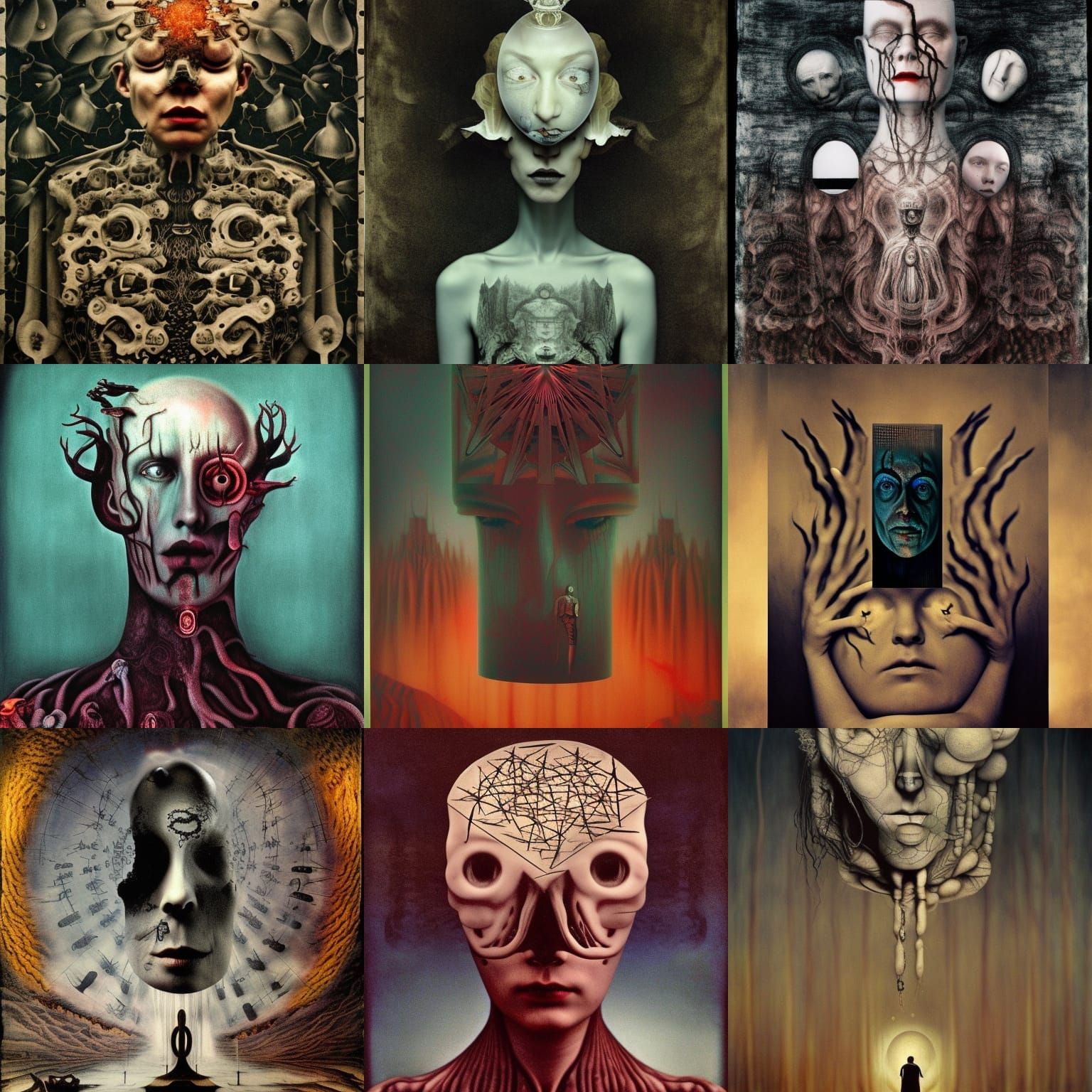 Turn to face the strange AI Generated Artwork NightCafe Creator