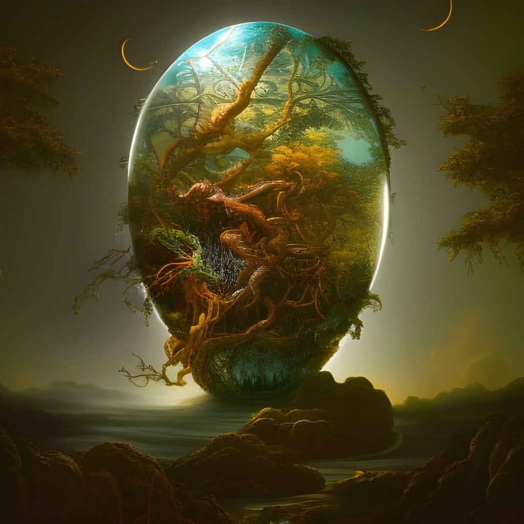 Mystical Roots  by @Cosmic Indigo