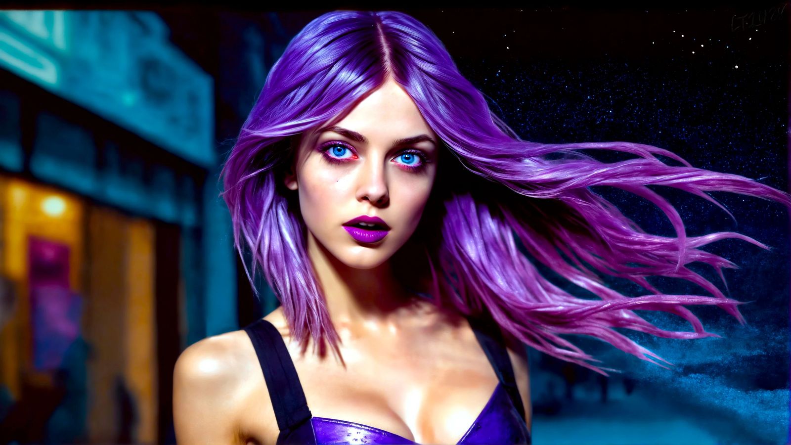 Roxo Paars - Glitter in the air series.