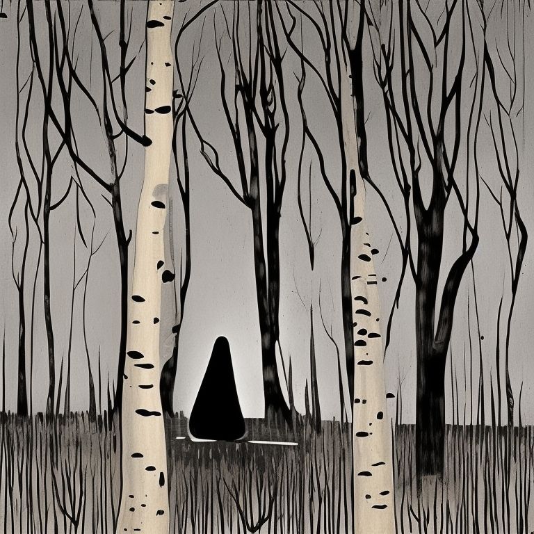 This afternoon in the birch forest