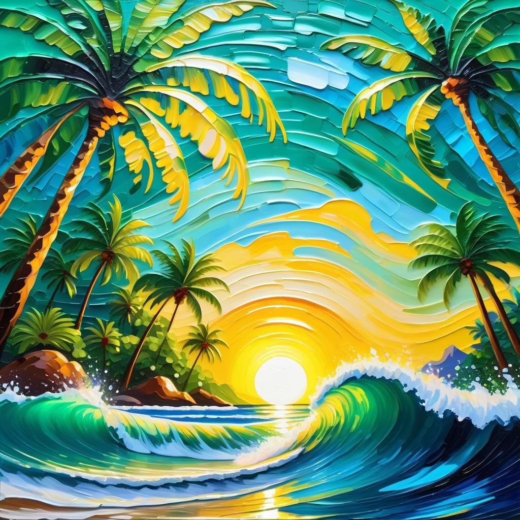 Sunset Surf  by @Helix