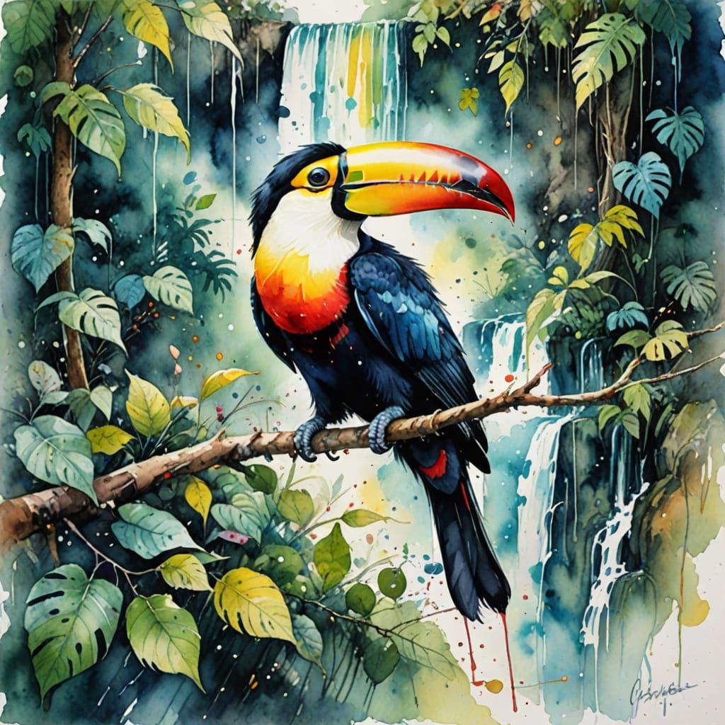 Toucan   by @AlfredStephen