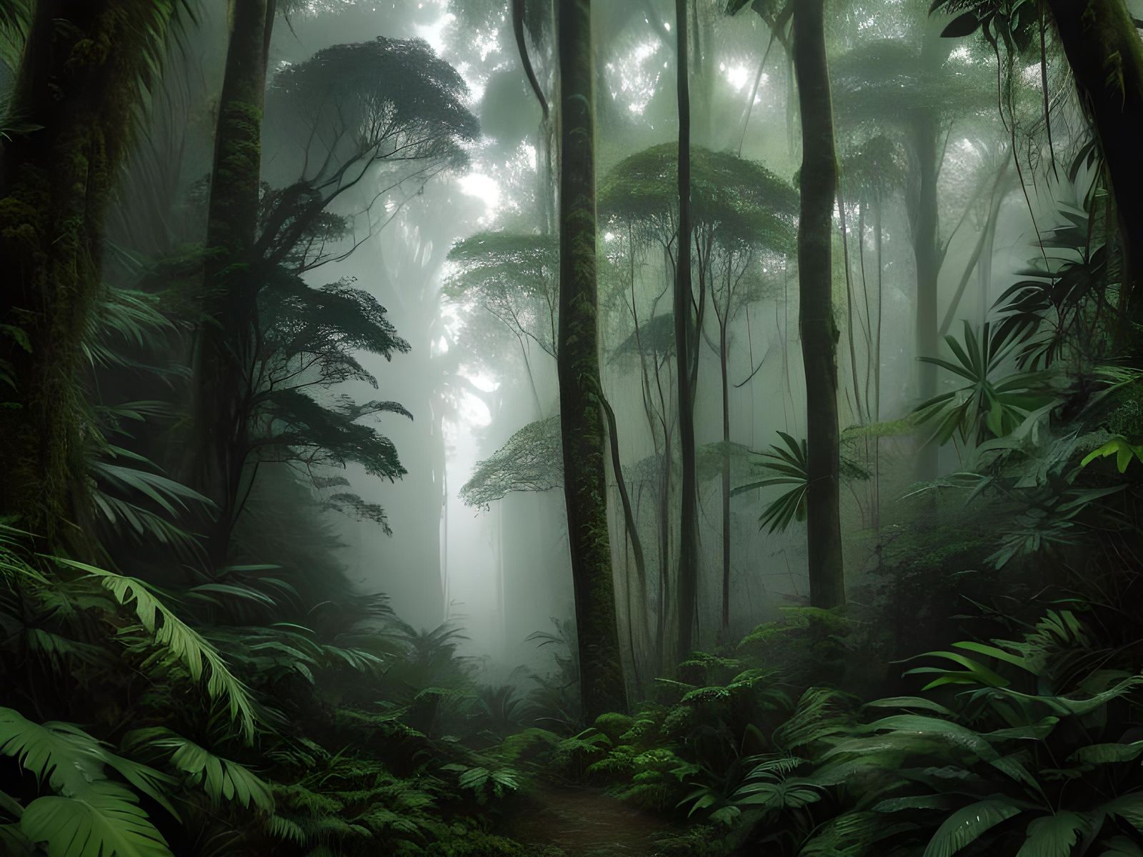 Inside the Rainforest  by @Just a Dabbler