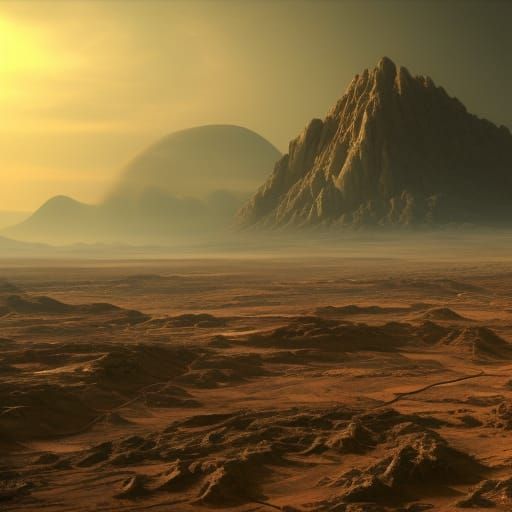 Exoplanet Surface - AI Generated Artwork - NightCafe Creator