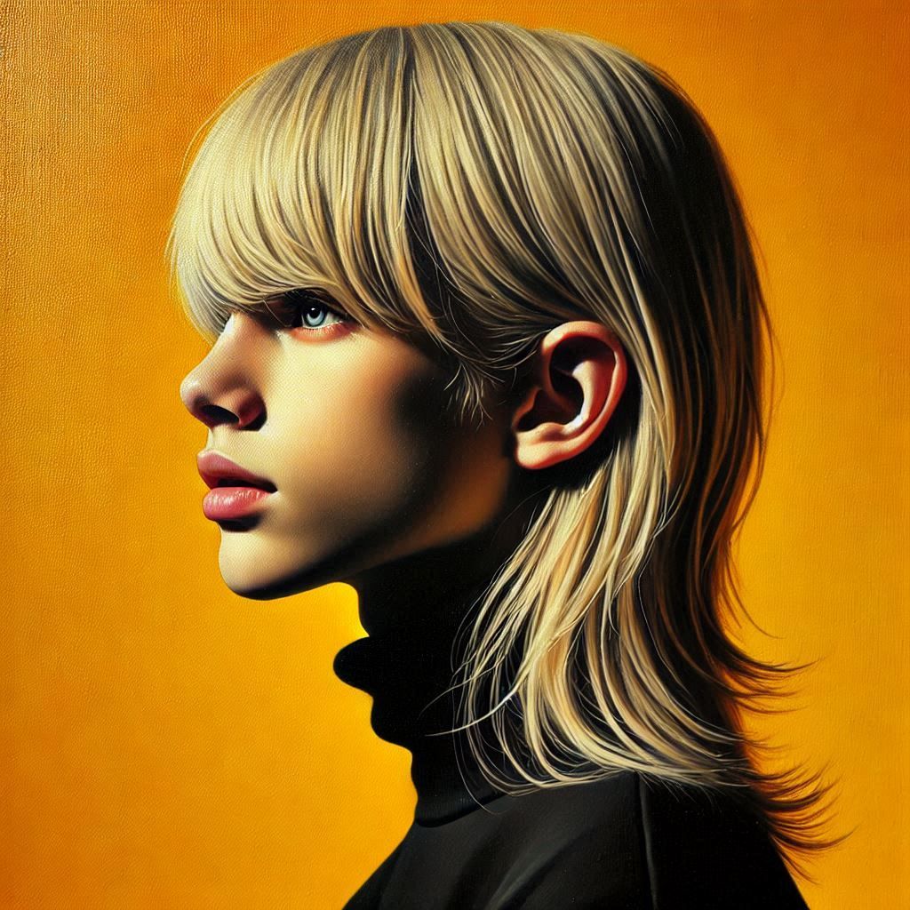 My Portrait Series Boy in yellow