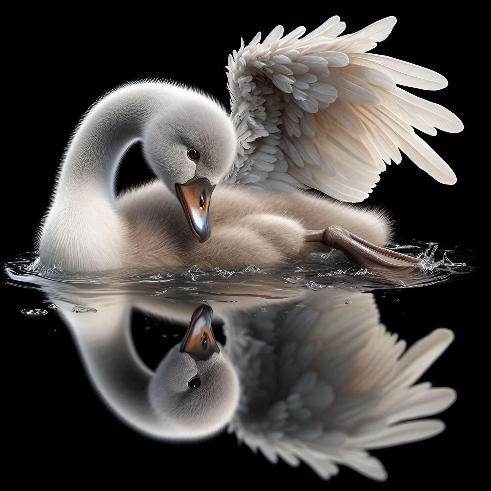 Little Swan  by @Jaybee