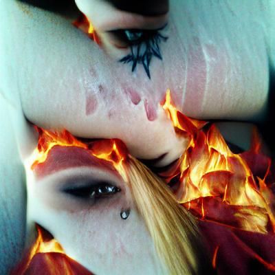 My Flaws Burn Through My Skin Like Demonic Flames From Hell