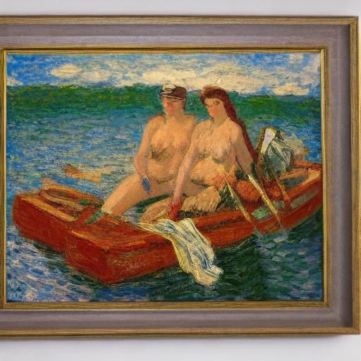 2 Women in a Boat