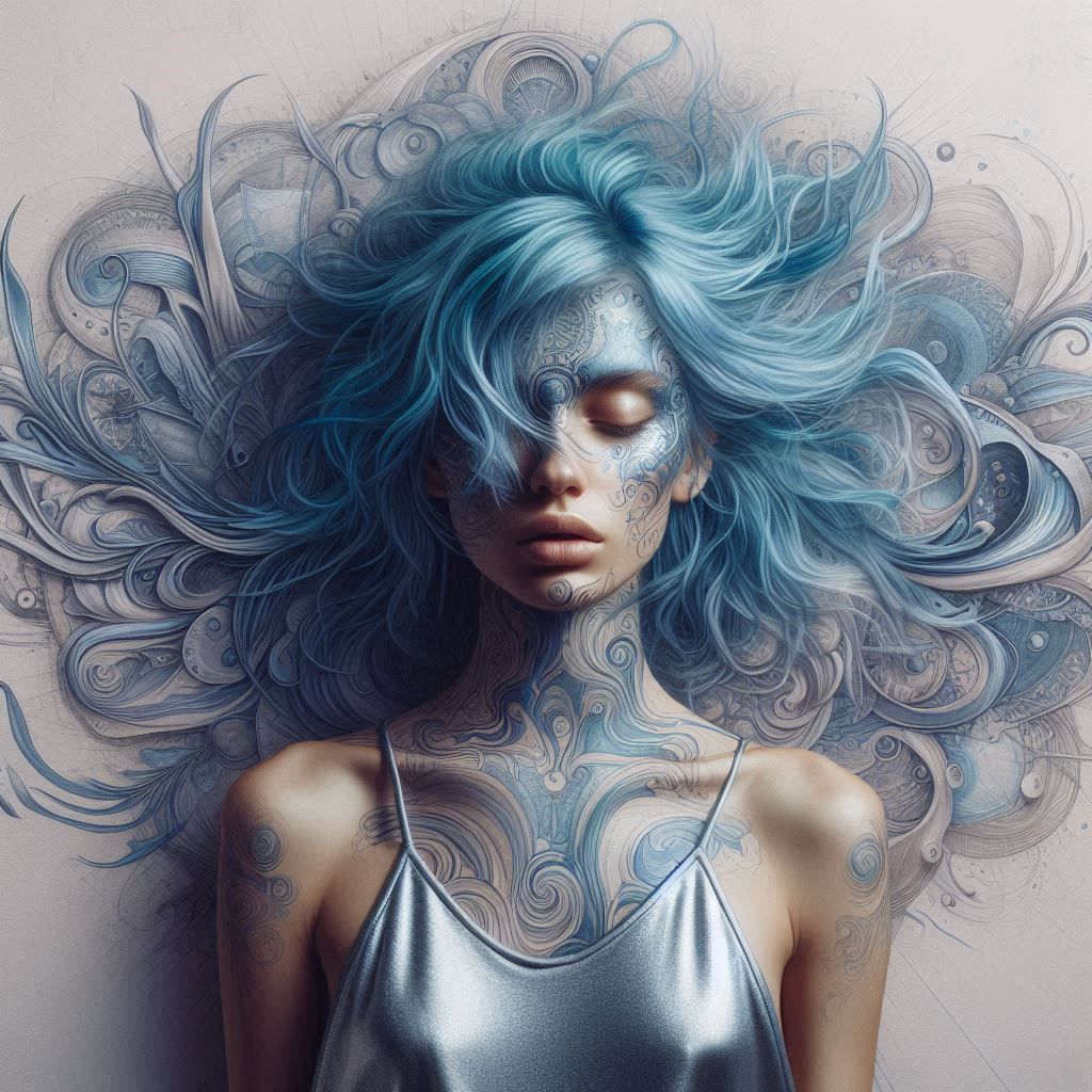Silver blue