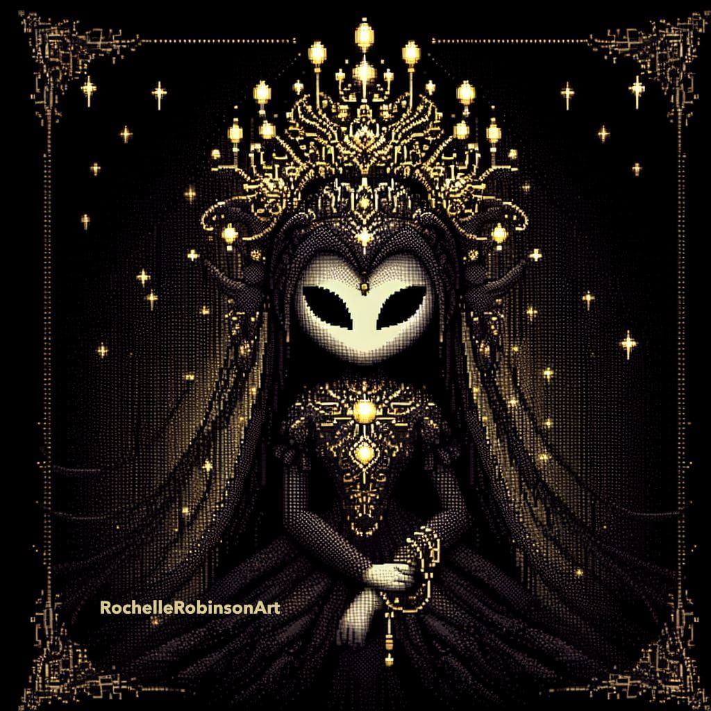 Anthropomorphic Girl, Pixel Art IV