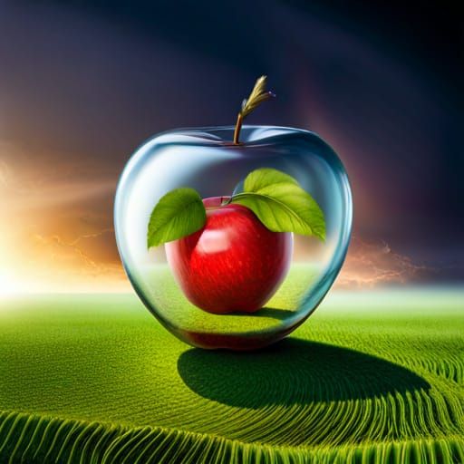 a glass apple, A dream within a dream, a fantastic, beautiful dream ...