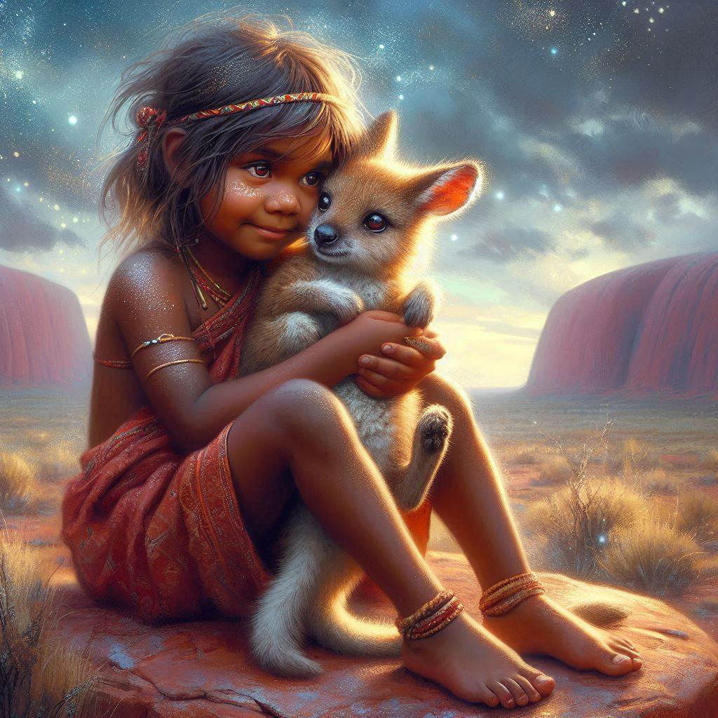 Relaxing under the stars in Uluru