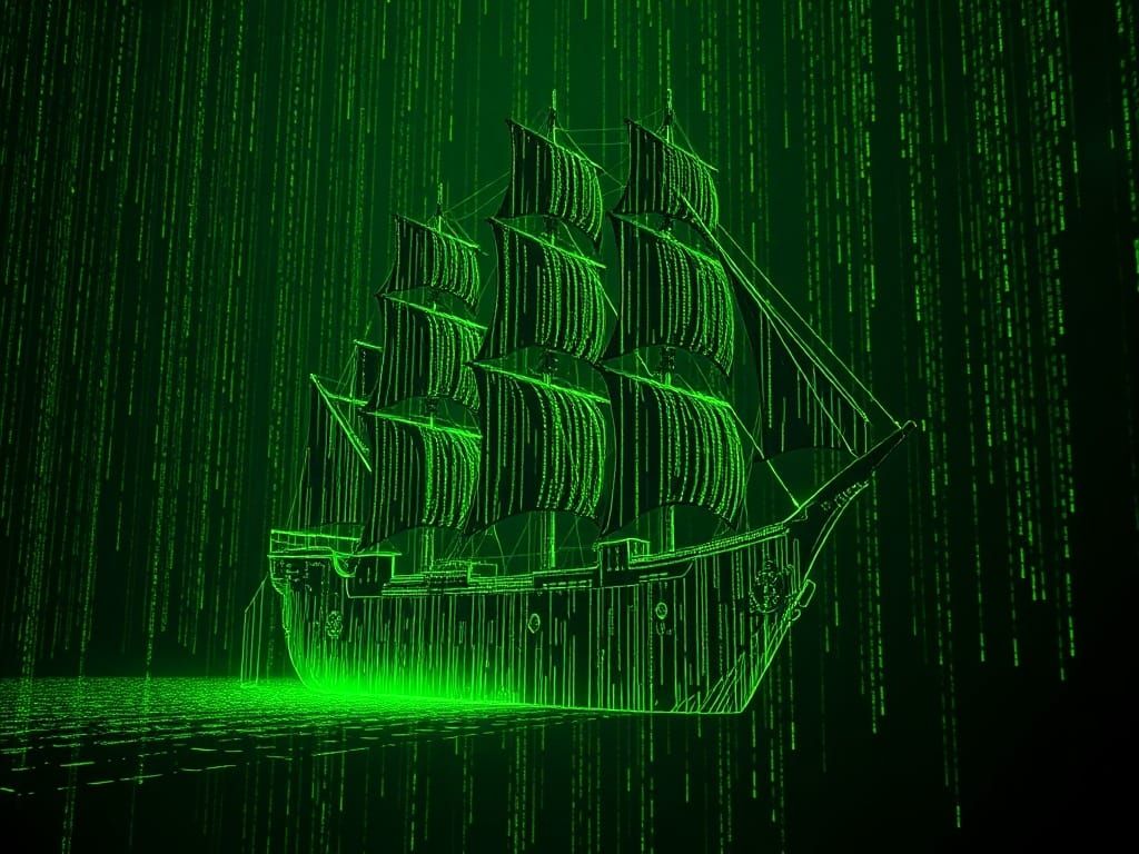 heading for the bay of pirates