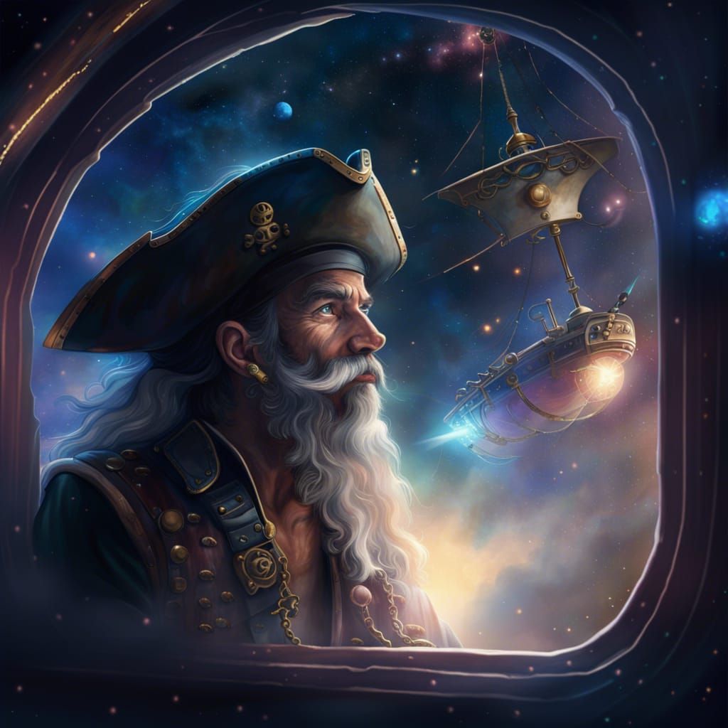 Space Pirate.   by @GreenNails