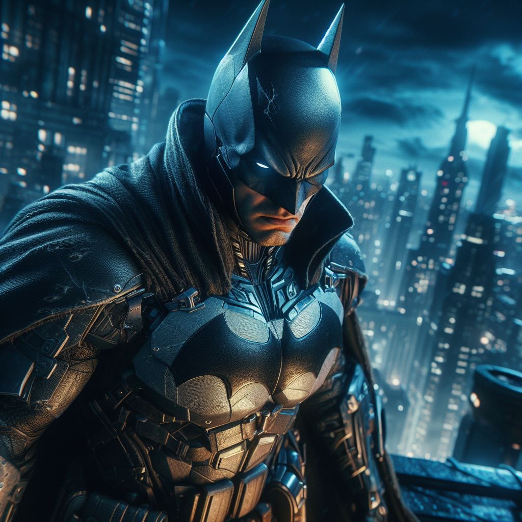 Batman watching over Gotham