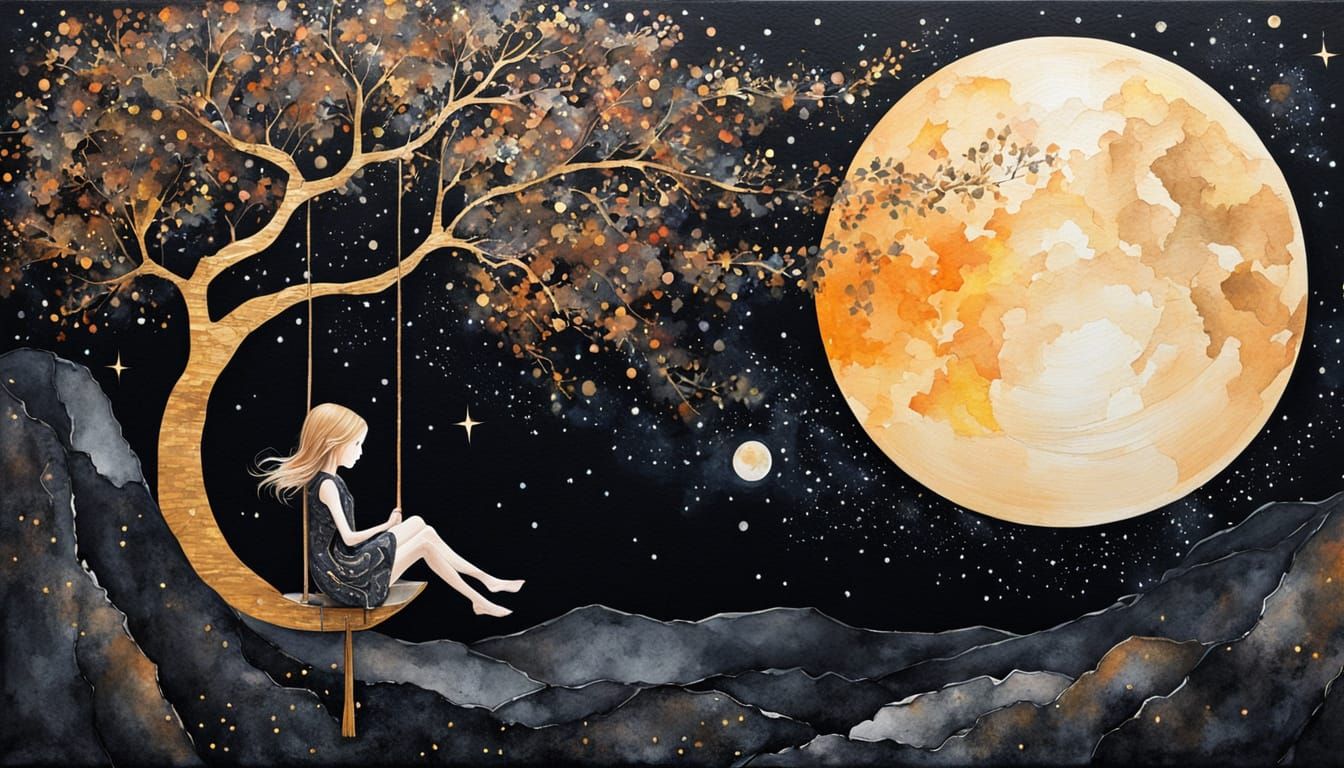 ^^Midnight Swing Dreamscape (7 Likes)  by @Little Rainbow