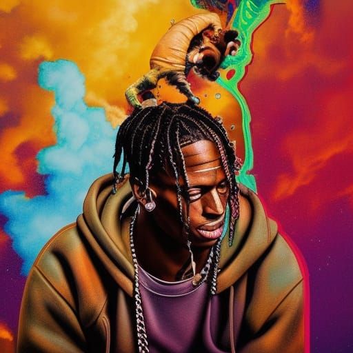 Travis Scott Utopia - AI Generated Artwork - NightCafe Creator