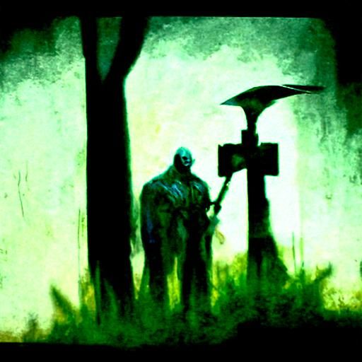 Shovel and grave