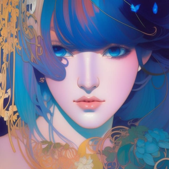 Perfect Blue Ai Generated Artwork Nightcafe Creator 7036