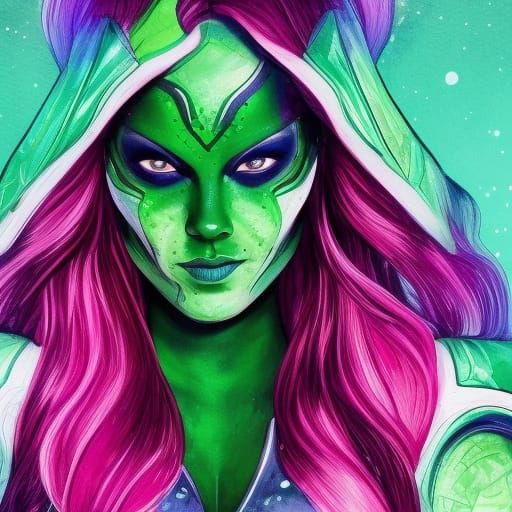 Gamora - AI Generated Artwork - NightCafe Creator