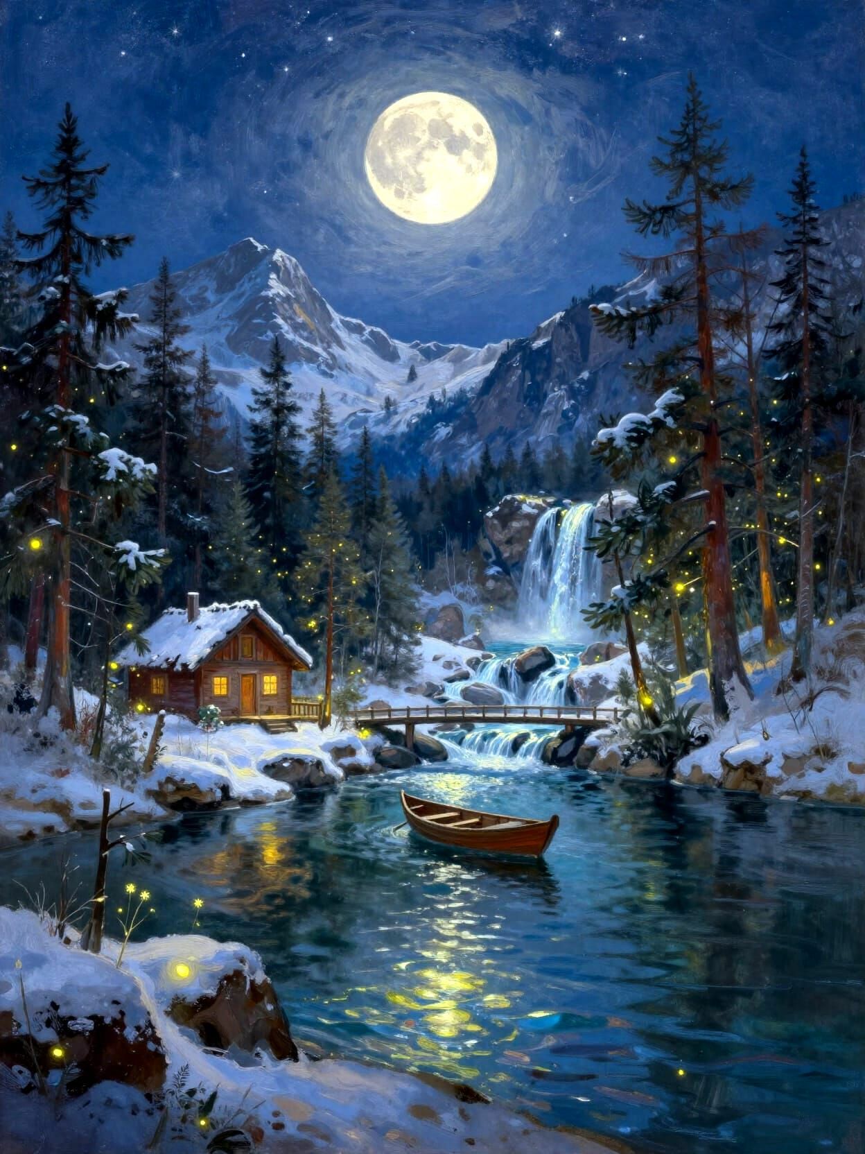 Under the moonlight, we found our hope.  by @nana