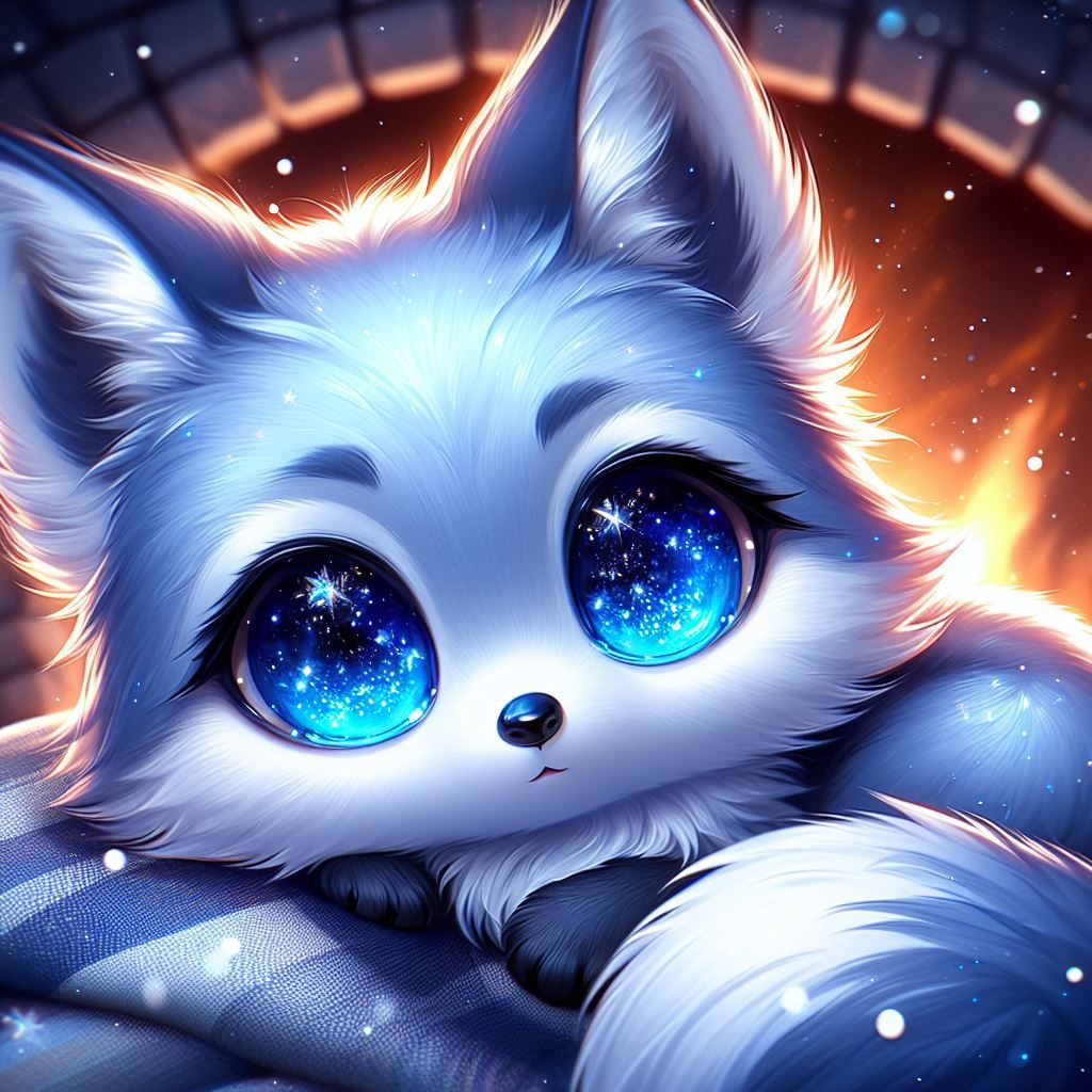 Blue Fox Eyes