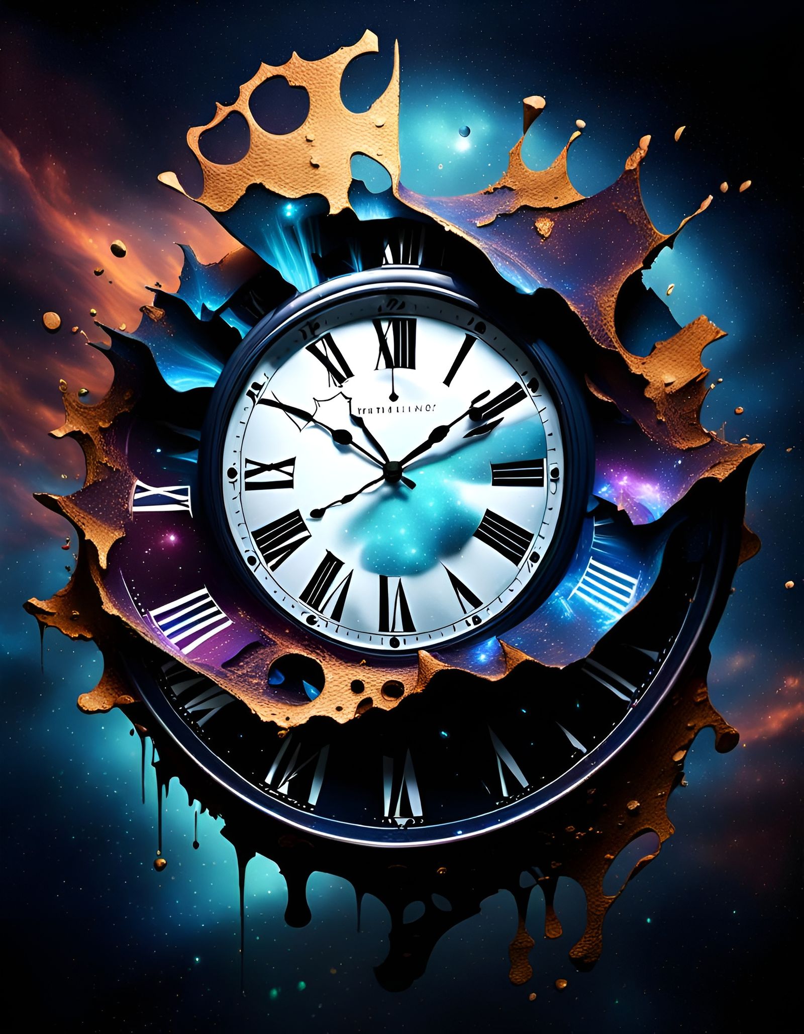 Multi-layered, multi-meaning disappearing time