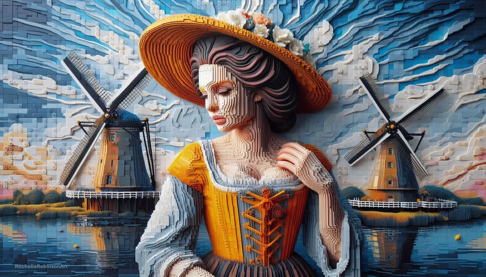 Dutch Lady - Lego Art