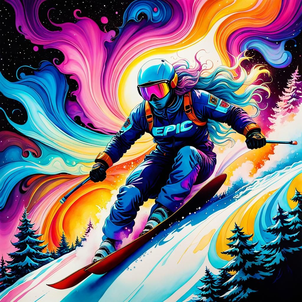 Epic Downhill  by @smartiepants