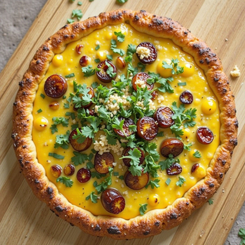 Hiker and Horse in Swiss Mountain Sunset