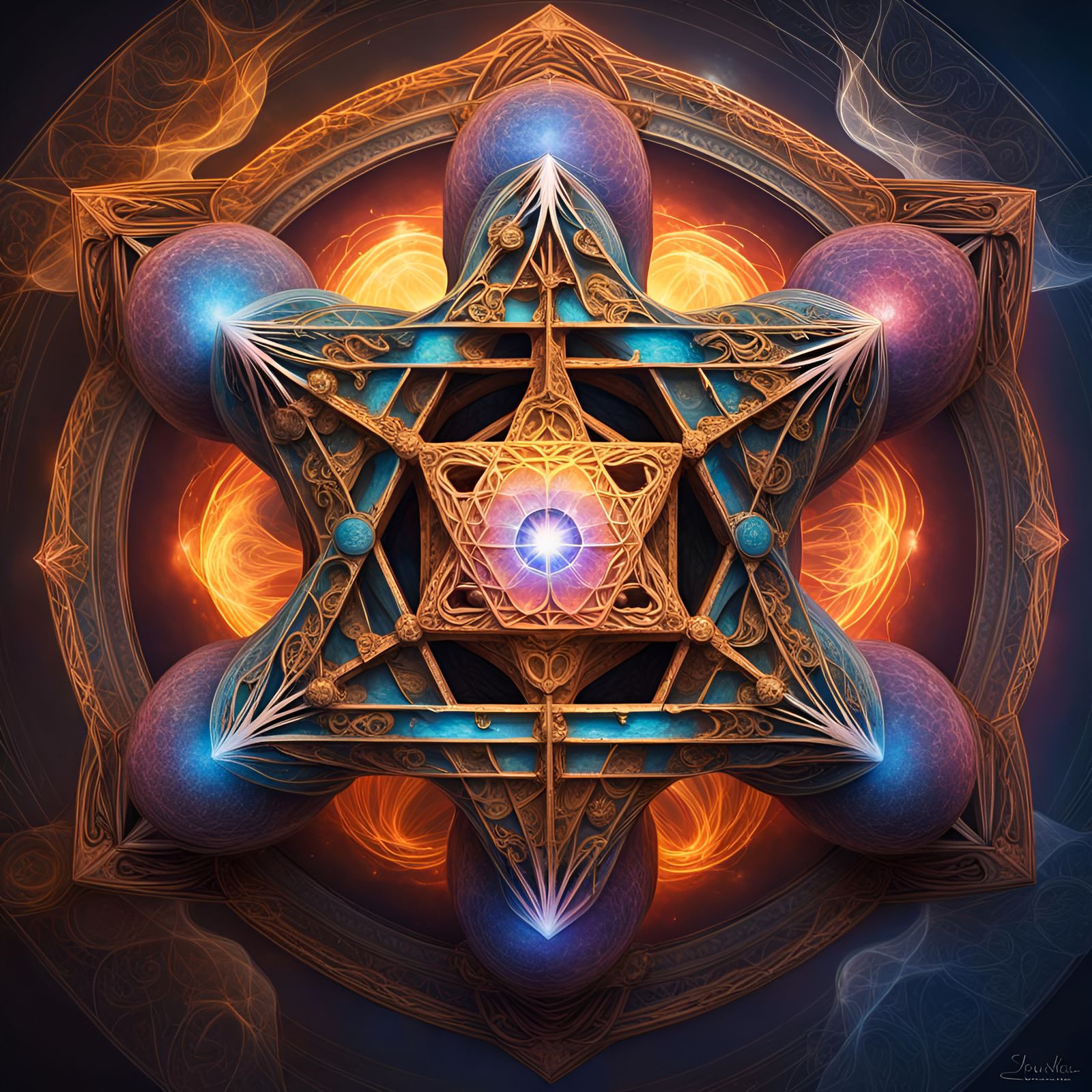 Metatron's Cube, symbol to communicate to GOD,object of communication ...