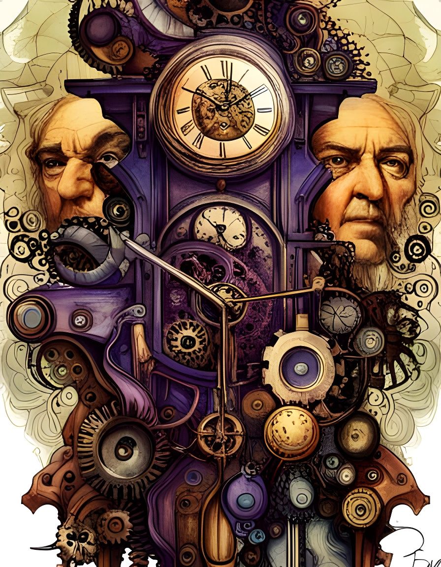 Grandfather Clock AI Generated Artwork NightCafe Creator
