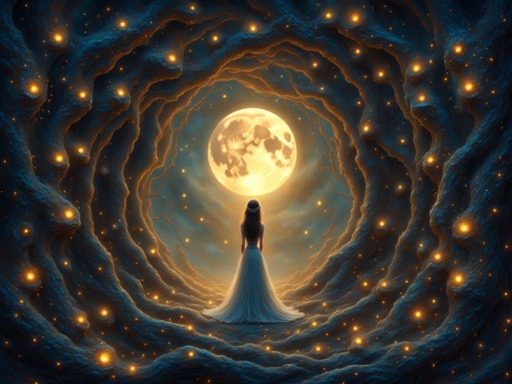 In the silent room, shadows slowly part
Her star shines bright, igniting her heart
Their journey unfolds under the moon's glow
Rekindling lo...