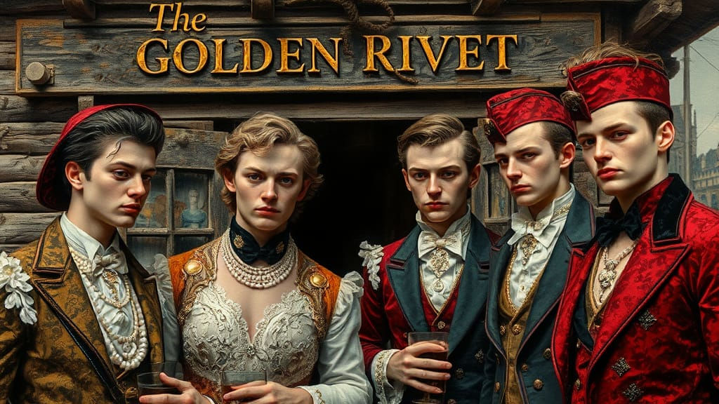 Waiting to see the golden rivet