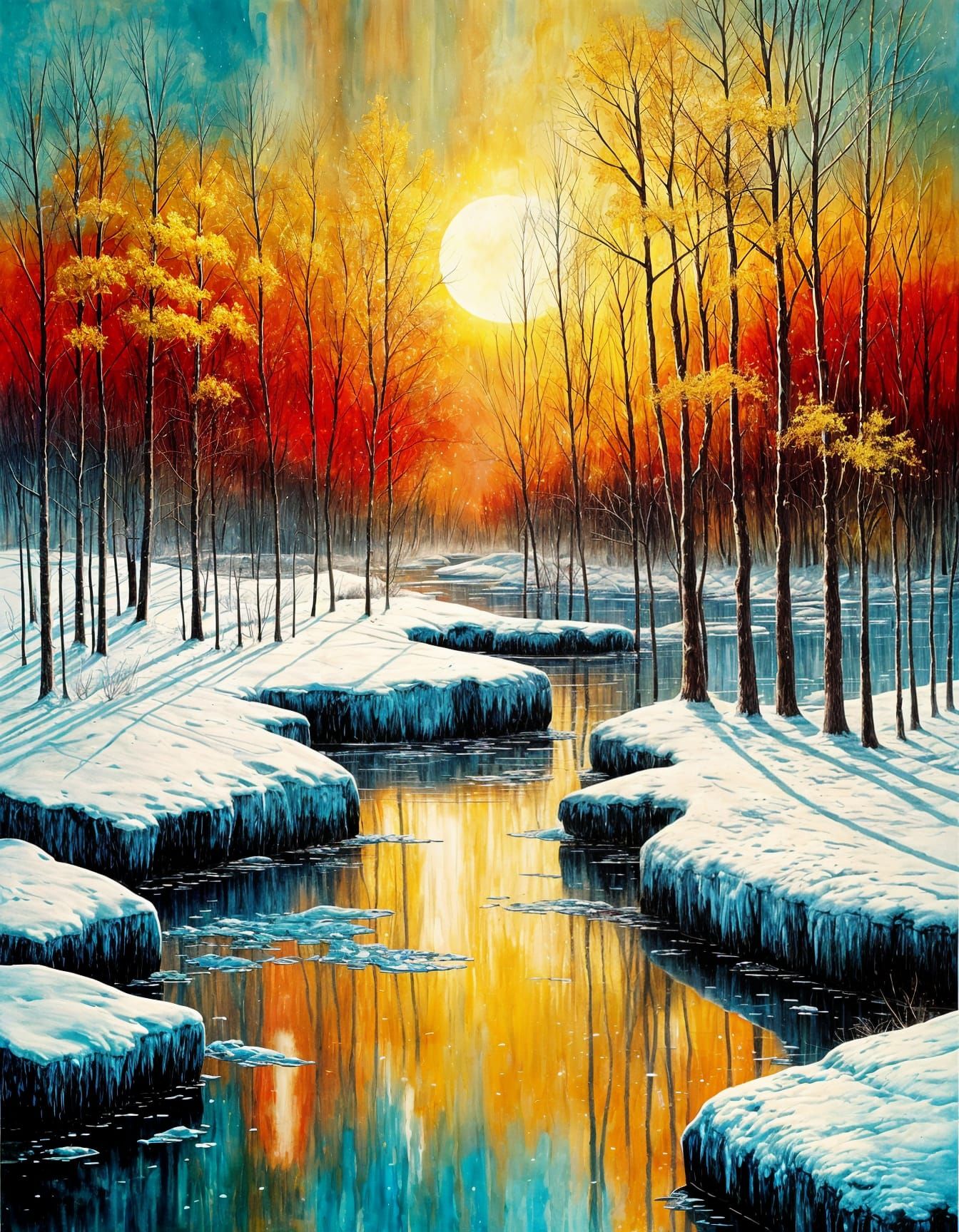 Melting Sunset   by @Pepino