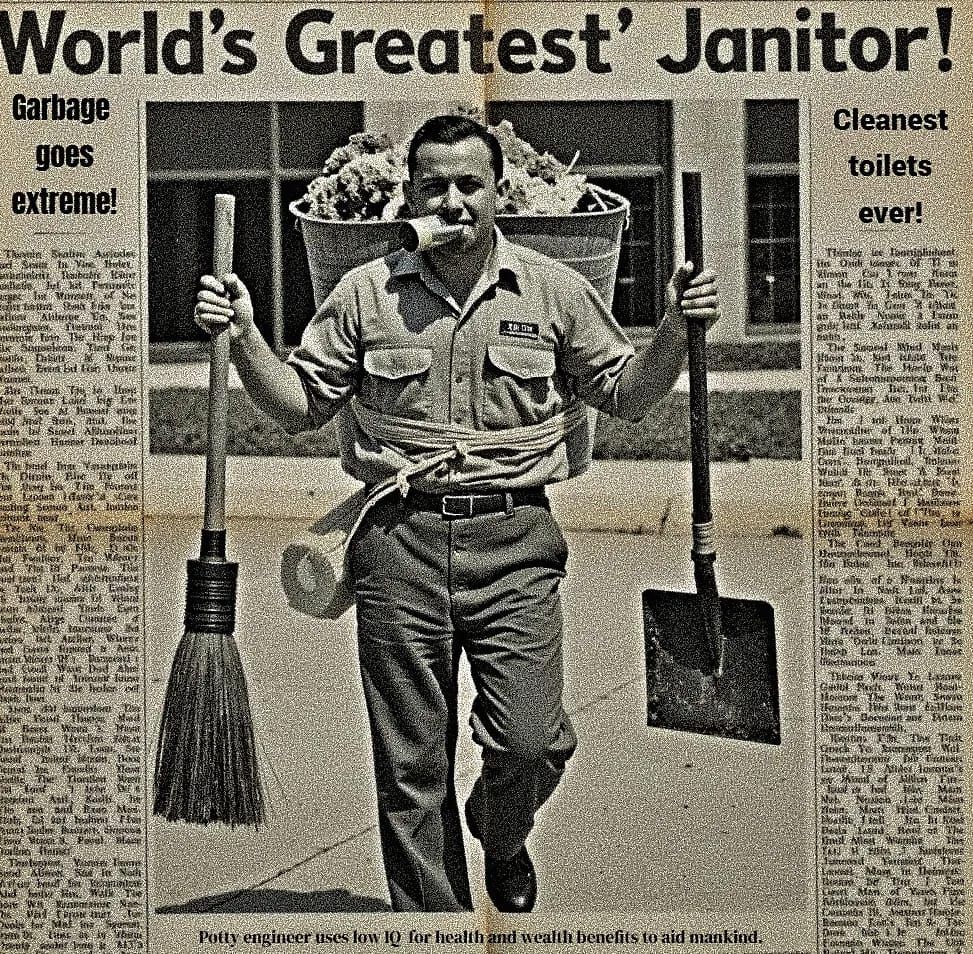 Orville Smudd achieved greatness, one discarded napkin at a time!