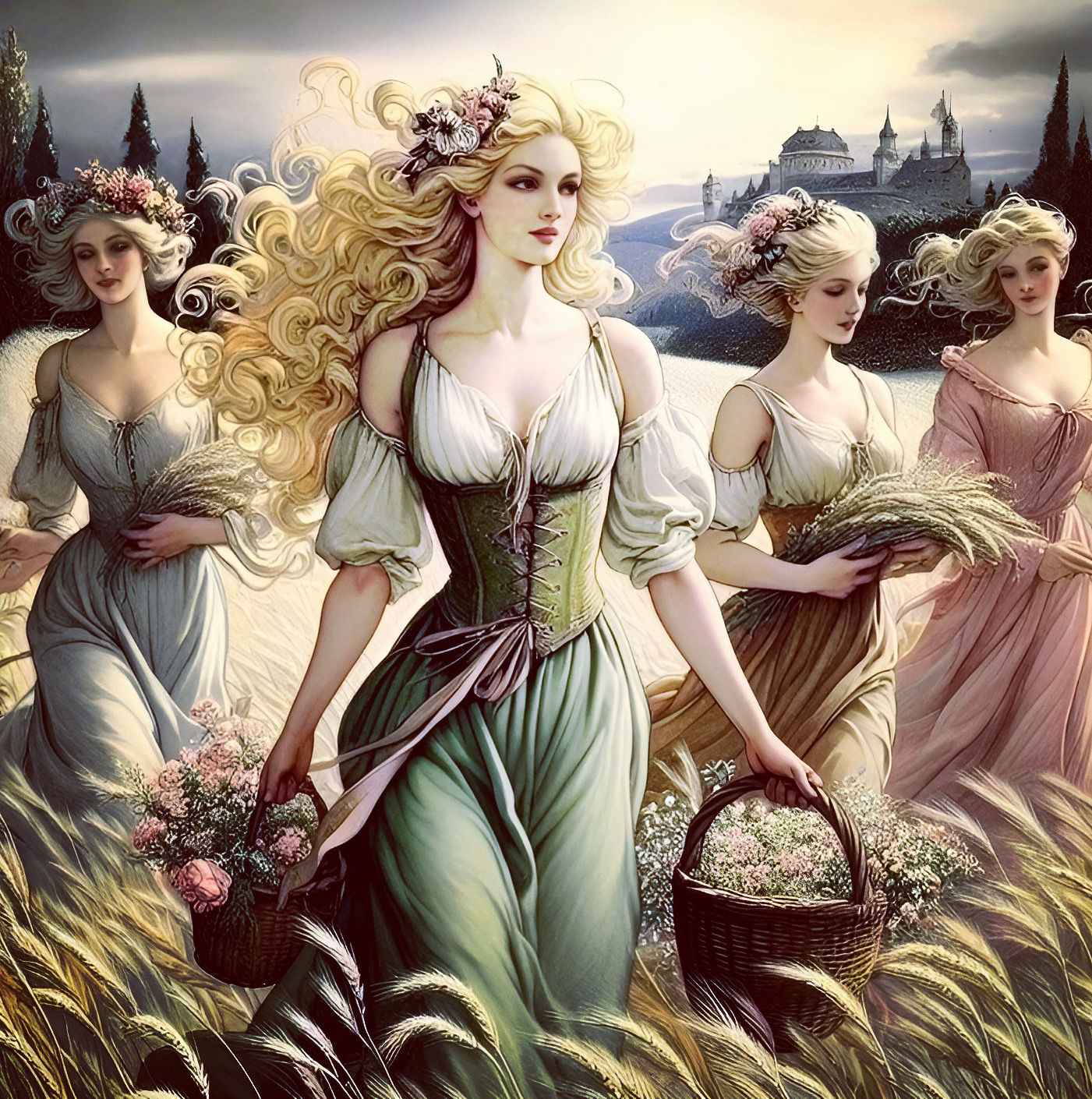 In the Glow of Summer’s End: Four Maidens’ Song of Harvest
