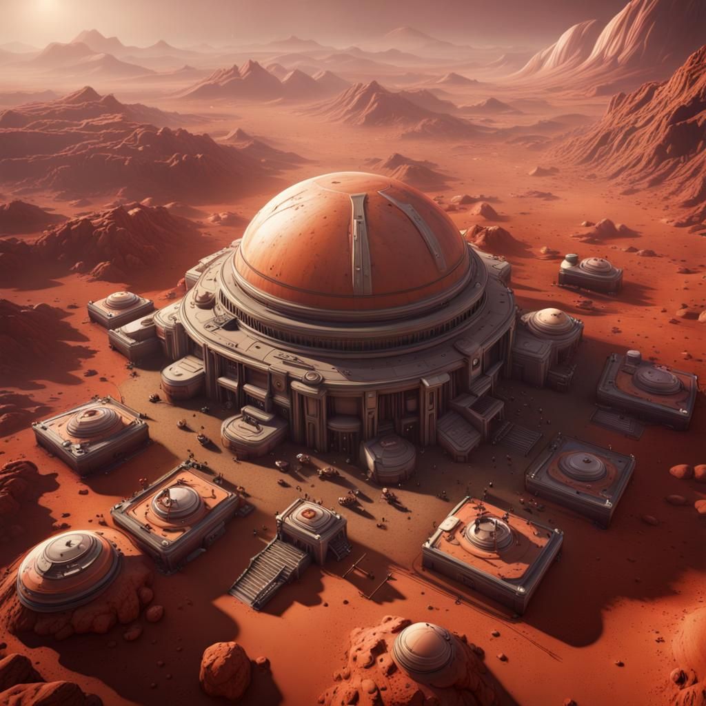 High View Colony in Mars